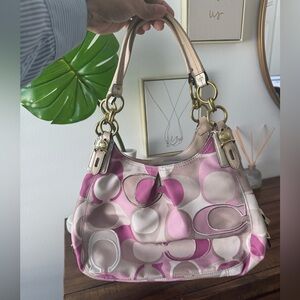 Y2K COACH🩷💜 16335 shoulder bag in pink